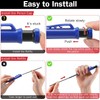 2 Colours Tracer Pencil with Built-in Sharpener, 12 Refill, a