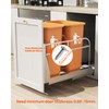 LIONONLY Dual Pull Out Trash Can Under Cabinet, Heavy Duty