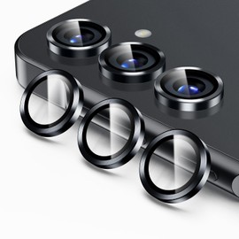 AFARER for Galaxy A54 Camera Cover,Powerful Adhesion,Tempered Glass 9 Hardness Camera Protector,Individual Lens Cover for Samsuang A54 6.4 Inch,Black