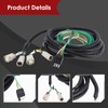 AotoParts 58992 Custom Towed Vehicle RV Wiring Harness for Ford