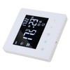 White Intelligent Thermostat Touch Screen 16A LCD Display Smart Temperature