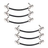 15cm/ 6in Guitar Effect Pedal Instrument Patch Cable 1/4'' Silver