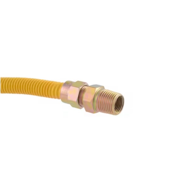 EASTMAN 48-in 1/2-in Mip Inlet x 3/8-in Mip Outlet Stainless
