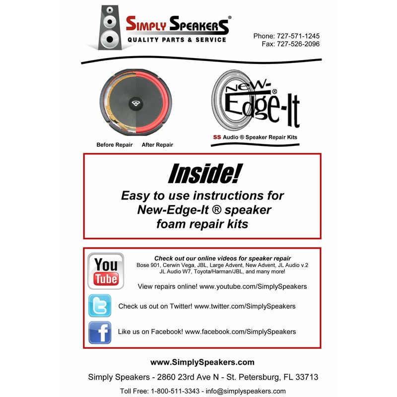 For Bose Bose 901 Series II, III, IV, V Speaker