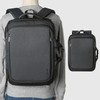 Utilization Multipurpose backpack Messenger backpack Men's bag Fashion backpack Storage bag Fashion bag Dark Gray