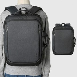 Utilization Multipurpose backpack Messenger backpack Men's bag Fashion backpack Storage bag Fashion bag Dark Gray