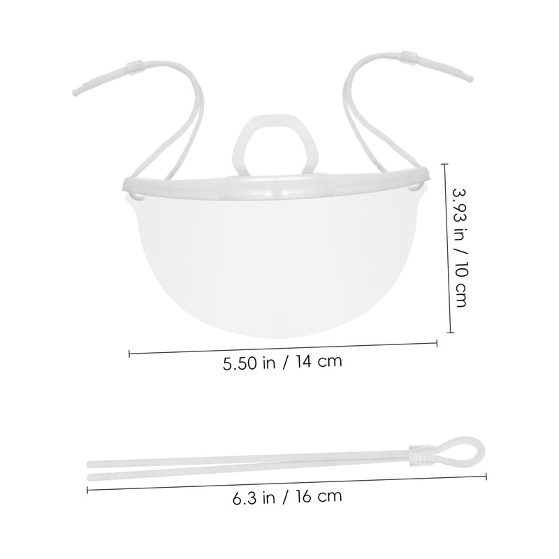 Ciieeo 20pcs Anti-Fog Mask for Chef Nose Mouth Cover Food