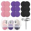 60-Piece Sanding Disc, Pedicure Set, 25 mm Replacement Sandpaper Base,