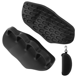 Tongdejing Weight Lifting Grips for Men Women, Anti-Slip Workout Grip, Gym Grips Deadlifts Palm Protection Gloves for Weight Lifting, Dumbbell, Deadlift, Bar Pad Pull Up Grippers (COLOR:black)