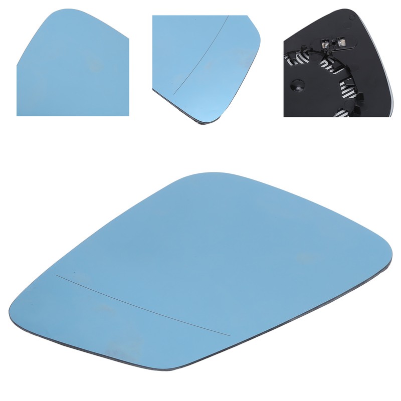 Heated Rearview Mirror Glass Blue Right Replacement for 2 Series