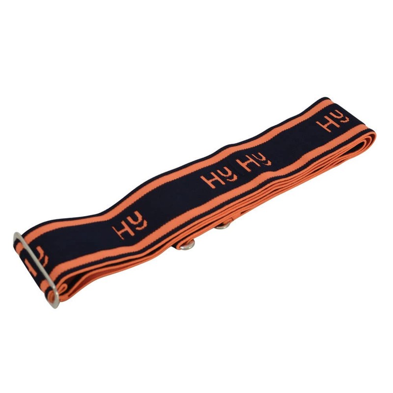 Y-H Hy Elasticated Surcingle - Black, One Size