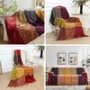 Edcooy Sofa Throws, Bohemian Chenille Jacquard Tassels Throw Blankets for