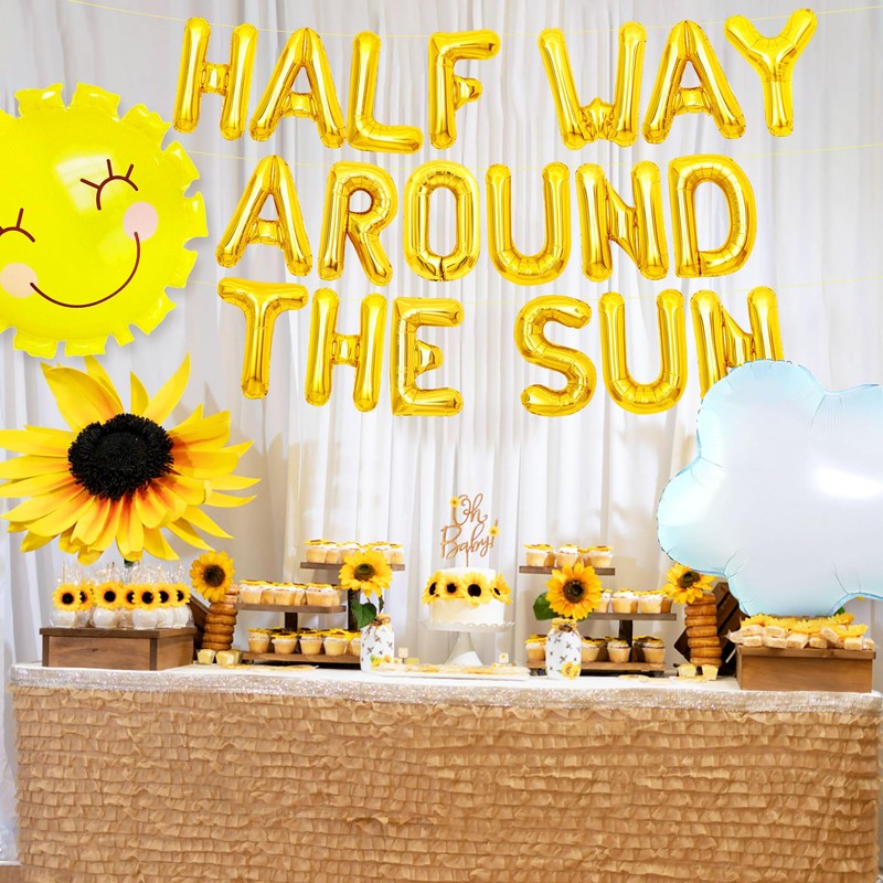 JeVenis Boho Half way around the Sun Balloons Boho Half