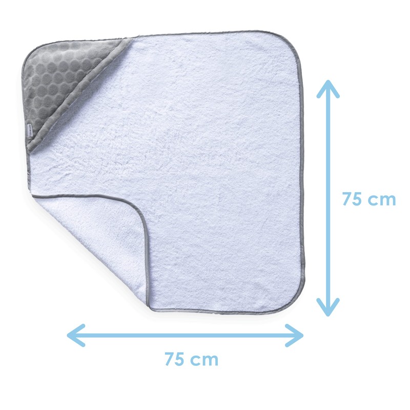 Clair de Lune | Marshmallow Hooded baby bath towel |