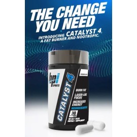 Bpi Catalyst 4 (30 Ser.) Ánimo, Energía Y Quemador De Grasa Sabor Sin Sabor                                                                           