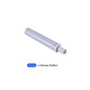 METALLIXITY Damper Buffers Push (2.36"x0.36") 10Pcs, Plastic Cabinet Push Latches