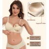 Curyon Women's Seamless Wireless Bra without Underwire Comfort Push-Up Seamless