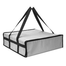 Yalin Yalin XXXL Large Insulated Cooler Bag, Styrofoam Cooler of Keep Food Hot or Cold, Reusable Double Zipper Food Delivery Bag for Grocery Shopping, 23" W x 15" H x 14" D (Grey, 20" W x 20" D x 6" H)