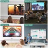 TOWOND Projector Screen 120 inch, Wrinkle-Free and Foldable Projection Screen