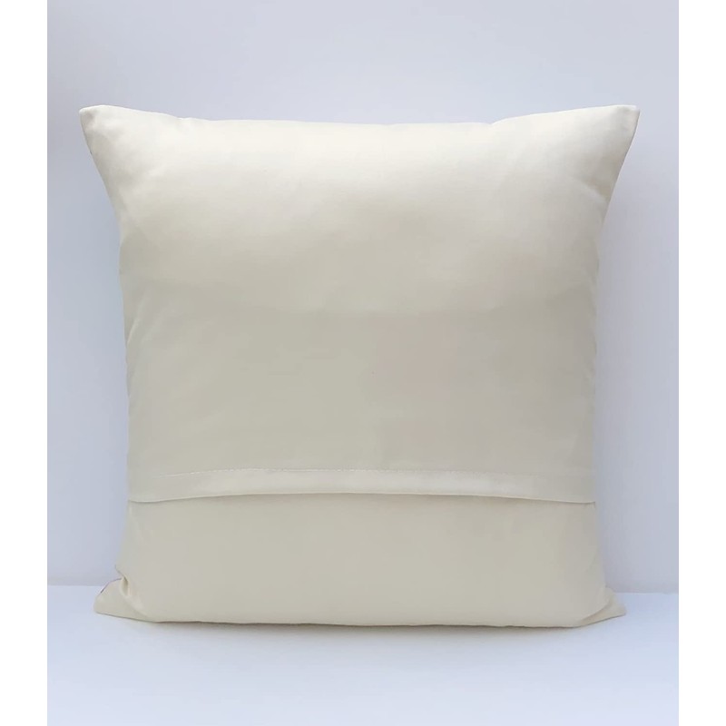 1 x Scandinavian Flower Ochre Yellow Grey Natural Cushion Cover