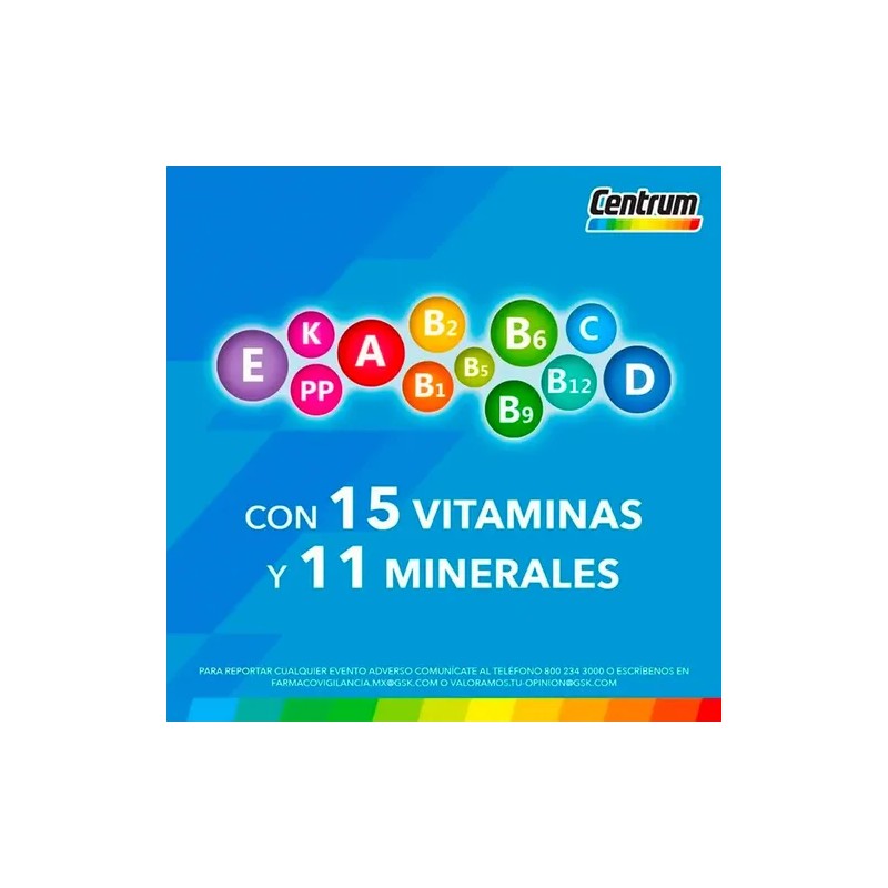 Multivitamínico Centrum Balance 100 Tabletas