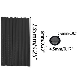 Runseaway 72Pcs Universal Spoke Skins Covers, 8-21 Inch Rims Protector Decoration, Wheel Spoke Wrap Cover for Dirt Bike, Bicycle, Wheelchair, Motorcycle(Black)