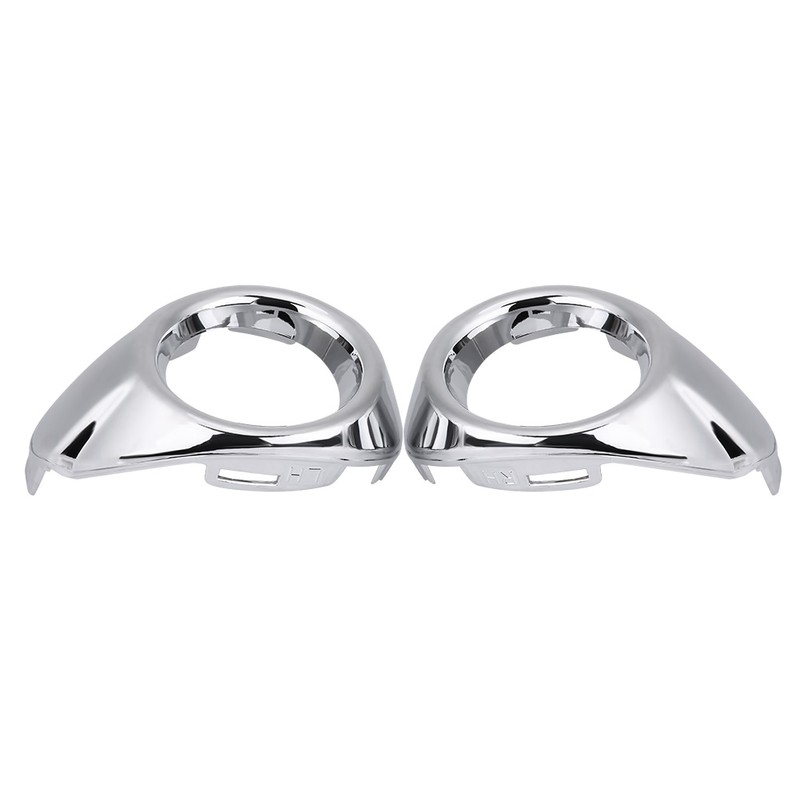 Pair of Front Bumper Fog Light Fog Lamp Bezel Cover