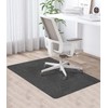 Office Chair Underlay, 90 x 120 cm, Black, Floor Protection