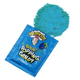 Warhead Popping Candy, Sour Pop Rocks Candy 0.33 Oz (Pack Of 20) (Blue Raspberry)
