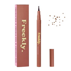Natural, Realistic Faux Freckles with Felt Tip Applicator, Quick-Drying, Long-Lasting, Waterproof Freckle Pen, Skin-Friendly Makeup for Effortless Freckle Looks (#Light Brown)