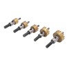5pcs High Speed Steel Hole Drill Opener High Speed Steel