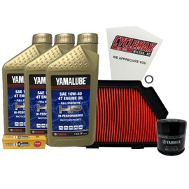 Cyclemax Full-Synthetic Yamalube Tune-Up Kit compatible with 2014-2025 Yamaha VIKING 700