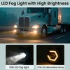 SEPEY Full LED Fog Lights for Kenworth T660, Fog Lamps