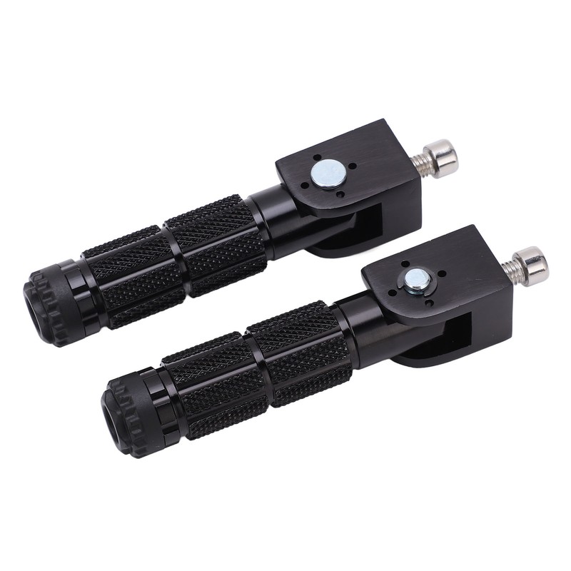 1 Pair Universal Motorcycle Footrests Rear Set Footpegs with 8mm