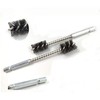 4 Piece Stainless Steel Wire Brush for ports, tubes, bearings