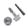 #8 x 1/2" 240pcs 410 Stainless Steel Hex Washer Head