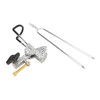 Stainless Steel Fishing Rod Holder 360° Rotatable Adjustable Ground Insert