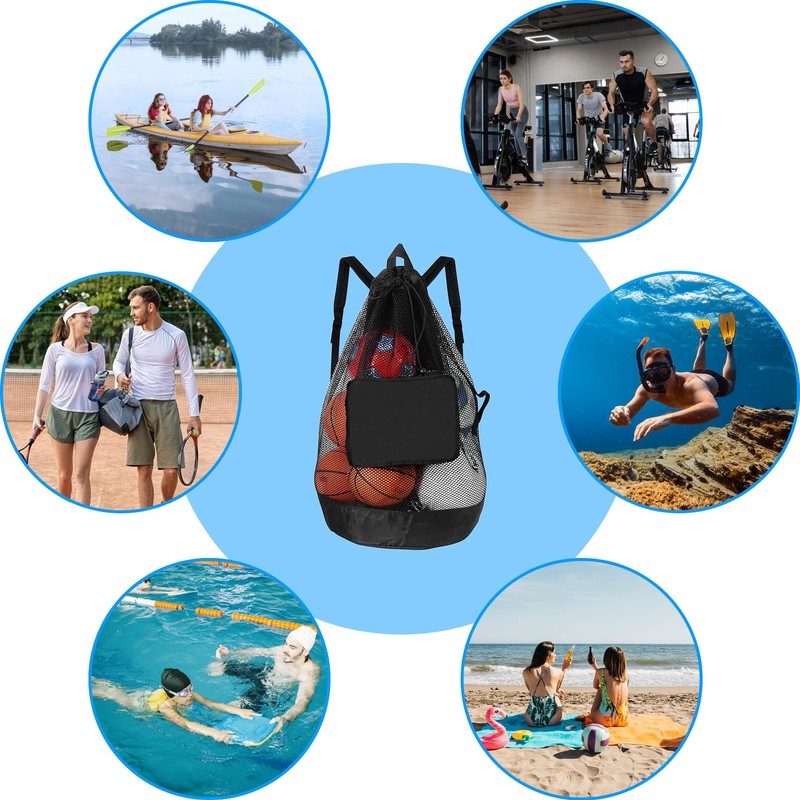 Luwint Large Mesh Dive Bag Backpack for Snorkeling Diving Scuba