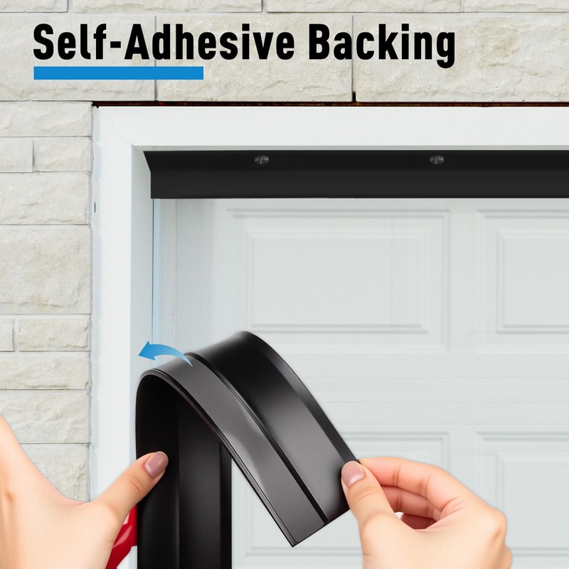 HOMWMPA Garage Door Seal Top and Sides, 34FT TPE Garage