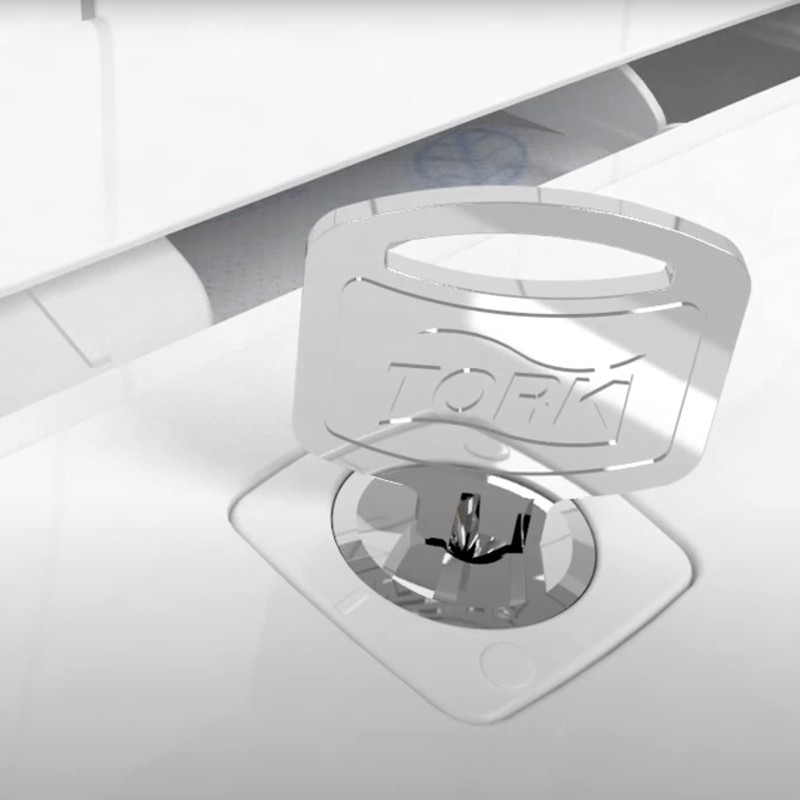 Fradon Lock Tork SCA 1100 Toilet Paper Holder Key, 2