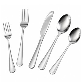 Silverware Set for 8, 40 Piece Stainless Steel Flatware Cutlery Set