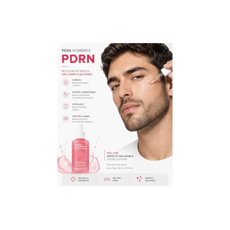 AKAM Suero PDRN de Salmón, Centella Asiática y Péptidos 30ml