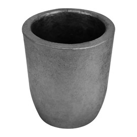 Attuslla Clay Graphite Crucible, Silicon Carbide Graphite Crucibles for Metal Melting Casting Refining Gold Silver Copper Brass Aluminum (#1-0.8KG)