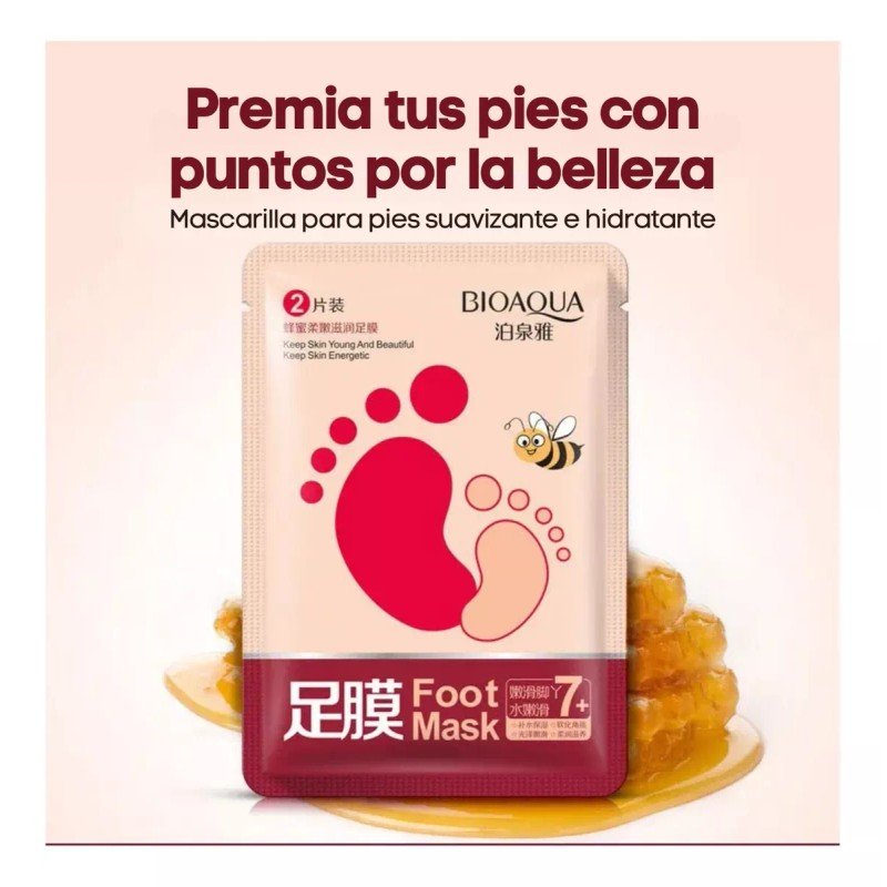 Veraly 5 Pieza Mascarilla Exfoliante Pies Callos Sequedad Suaviza