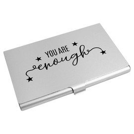 Azeeda 'You are Enough' Business Card Holder/Credit Card Wallet (CH00035975)