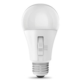 Feit Electric LED Three-Color Selectable, Built-in Motion Sensor Intellibulb - A19 with an E26 Medium Base Light Bulb - 60W Equivalent - 15 Year Life - 800 Lumen - 2700K, 4000K and 5000K