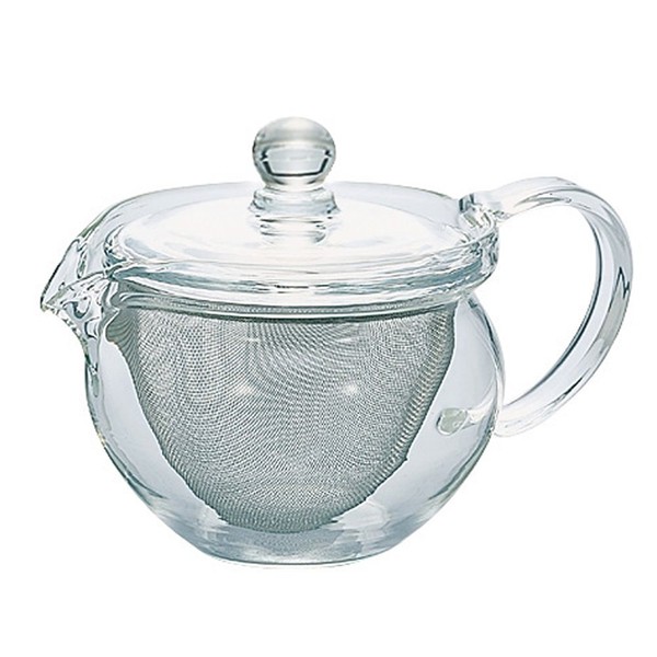 Hario Cha Cha Kyusu"Maru" Tea Pot, 300ml, Clear