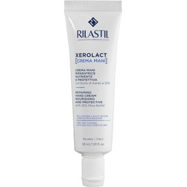 Rilastil Xerolact Crema De Manos 30 Ml Crema de manos nutritiva y reparadora con 20% de Manteca de Karité. Hidrata, nutre y repara la piel