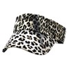 White Fang CA963 Visor, Sun Visor, Hat, Leopard Pattern, Animal,