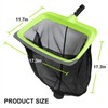 Sepetrel Swimming Pool Leaf Skimmer Net,Rubber Lip & Reinforced Frame
